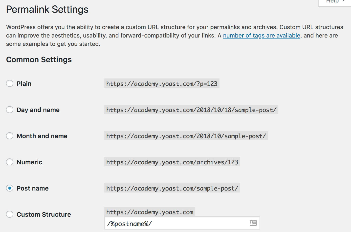 permalink_settings