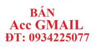 Mua bán SLL tài khoản (acc, nick) Gmail cũ, mới giá rẻ